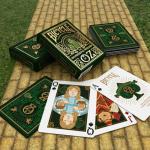 Bicycle Wizard of Oz Playing Cards - Emerald Gold