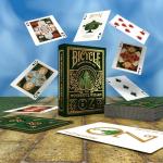 Bicycle Wizard of Oz Playing Cards - Emerald Gold