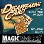 Magic Makers Disappearing Card Trick with Bicycle Cards