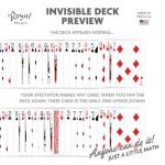 Invisible Deck Magic Trick with Bicycle Cards