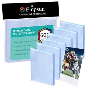 600 Clear Soft Penny Sleeves for Trading Cards