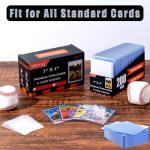200 Premium Card Sleeves and Toploads for Collectibles