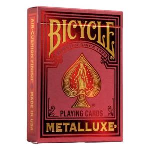 Bicycle Metalluxe Red Playing Cards - Poker Size