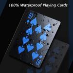 INTEGEAR Waterproof Plastic Playing Cards - 2 Decks