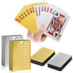 Waterproof Playing Cards Set – Gold & Silver