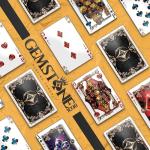Waterproof Gemstone Deck Playing Cards with Case