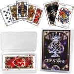 Waterproof Gemstone Deck Playing Cards with Case