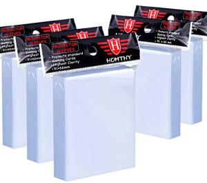 500 Clear Plastic Card Sleeves for Trading Cards