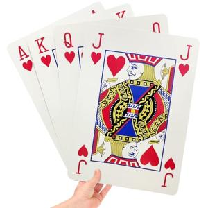 Giant Jumbo Playing Cards for Fun Game Nights