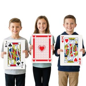 Giant Poker Jumbo Playing Cards - Extra Large Set