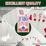 Giant Jumbo Playing Cards for Fun Game Nights