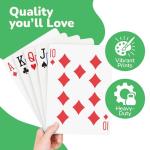 Giant Poker Jumbo Playing Cards - Extra Large Set