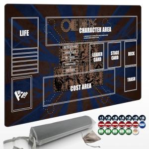 One Piece Card Game Playmat with Storage Bag
