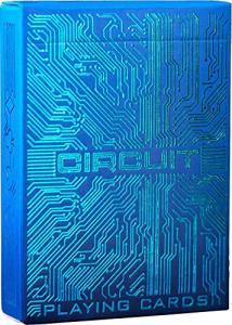 Circuit Ice Blue Themed Playing Cards Set
