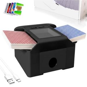Automatic Card Shuffler for 1-2 Decks, Rechargeable