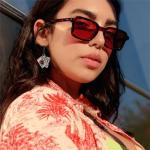 Poker Card Earrings and Necklace Set for Women