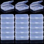 Clear Plastic Playing Card Storage Boxes - 18 Pack