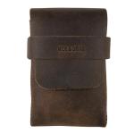Classic Leather Playing Cards Case in Bourbon Brown