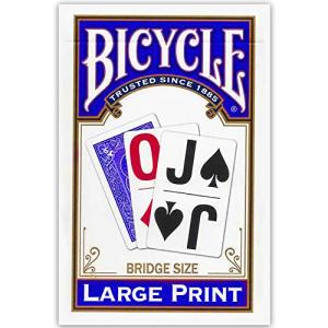 Bicycle Large Print Bridge Size Playing Cards