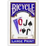 Bicycle Large Print Bridge Size Playing Cards