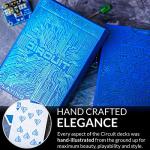 Circuit Ice Blue Themed Playing Cards Set