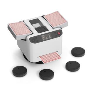 Automatic Card Shuffler and Dealer Machine 2-in-1