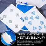 Circuit Ice Blue Themed Playing Cards Set