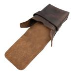 Classic Leather Playing Cards Case in Bourbon Brown