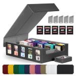 5-Row Trading Card Storage Box with Display