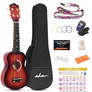 Ukulele Starter Kit with Lessons and Accessories