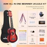 Ukulele Starter Kit with Lessons and Accessories