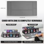 5-Row Trading Card Storage Box with Display