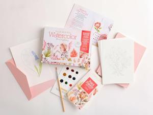 Watercolor Paint-Your-Own Flower Card Kit