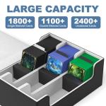 Mlikero Leather Card Deck Case with Dividers