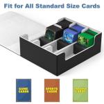 Mlikero Leather Card Deck Case with Dividers