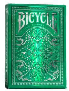 Bicycle Jacquard Playing Cards - Silver & Emerald