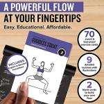 Fitness Yoga Pose Workout Cards for Home or Gym