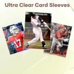 Mlikero 600 Clear Soft Trading Card Sleeves