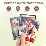 Mlikero 600 Clear Soft Trading Card Sleeves