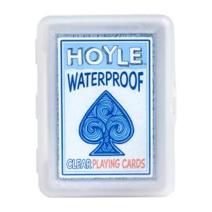 Hoyle Waterproof Clear Plastic Playing Cards, 1 Deck