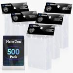 500 Matte Clear Card Sleeves for Trading Cards