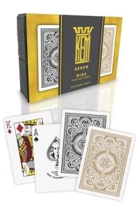 KEM Arrow Black and Gold Poker Playing Cards