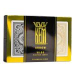 KEM Arrow Black and Gold Poker Playing Cards