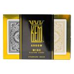 KEM Arrow Black and Gold Poker Playing Cards