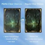 500 Matte Clear Card Sleeves for Trading Cards