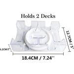 Yuanhe Rotating Playing Card Holder Tray - 2 Decks