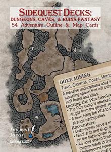 Fantasy Dungeons, Caves, and Ruins Sidequest Decks