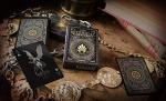 Mythical Creatures II Black Silver Gold Playing Cards