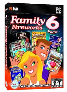 Family Fireworks Card Game: 6-Pack Set