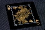 Mythical Creatures II Black Silver Gold Playing Cards